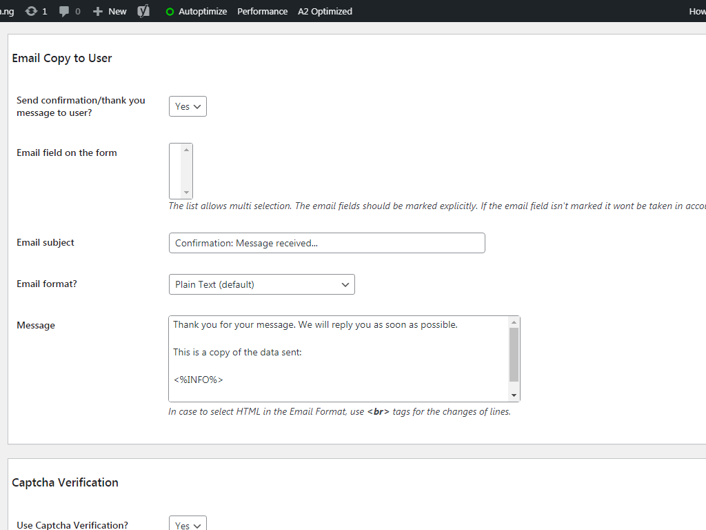 Calculated Fields Form: Send EmailCalculated Fields Form Send Email